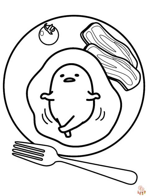  Gudetama Coloring Pages for Kids and Adults Just Coloring Pages Coloring Pictures for Free Print and Download. . Gudetama coloring pages